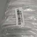 24 Pairs Disposable House Slippers for Guests Bulk Slipper Pack for Hotel Spa Travel Shoeless Home White Closed Toe