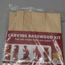 Basswood Carving Blocks, 16PCS Whittling Wood Blocks Kit with 2 Different Sizes, Easy to Use, for Kids and Adults