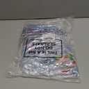 Civaner 10 Pcs Inflatable Glitter Beach Balls 16 Inch Large Sparkly Confetti Pool Balls for Christmas Party Decorations Clear Blow up Balloon Toys for Birthday 2025 New Year Summer(Colorful)