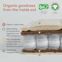Babyletto x Avocado Organic Crib Mattress, 2-Stage, Dual Design for Infants and Toddlers, Flippable, Non-Toxic, Greenguard Gold Certified, Made Safe Certified, GOTS Certified, Standard Crib Size - 52 x 28.25 x 5.5