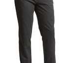 Dockers Men's Straight Fit Signature Lux Cotton Stretch Khaki Pant (32W x 30L, Charcoal Heather)