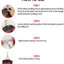 Punching Bag for Man Women Kids, Indoor/Garden Boxing Bag Unfilled Heavy Bag Set with Punching Gloves, Chain, Ceiling Hook for MMA, Kickboxing, Muay Thai, Karate, Taekwondo (4ft, Black)