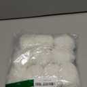 Pack of 10 Yarn Pom Poms for Hats 8CM-3INCH Party Supplies Handmade Detachable Art and Craft Fuzzy Pom Poms Decorative Accessories (White)