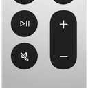 Universal Replacement for Apple TV Remote, for Apple TV 4K/HD/Gen 1 2 3 (NOT Siri & Voice Control) (silver)