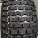 2PCS 20x8.00-8 Rear Tire and Wheel Assemblies, 3/4" Borehole, 3.5" Offset Hub and 3/16" Keyway, 4 Ply Tubeless Tire Compatible with Riding Lawn Mowers (Yellow)