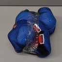 Kids Protective Gear Set Knee Pads for Kids,Toddler Knee and Elbow Pads with Wrist Guards 3 in 1 for Skating Cycling Bike Rollerblading Scooter,(Blue/Red), Small, (3-8 Years)