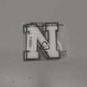 TXSN 3PCS White Chenille Letters Patch, Large Size 41/2" Iron on Letter Patches Varsity Patches for Clothing, N