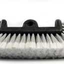 CARCAREZ 12" Car Wash Brush with Soft Bristle for Auto RV Truck Boat Camper Exterior Washing Cleaning, Grey