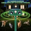 2026 Sonic Fortress Pro Deer Repellent Solar Ultrasonic Animal Deterrent Devices Outdoor Squirrel Repellent Cat Deterrent with IP65 Motion Sensor to Scare Raccoon Rabbit Dog Skunk for Garden (2)