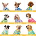 XPUDAC 4 Pack Dog Pajamas for Small Dogs Pjs Clothes Puppy Onesies Outfits for Doggie Duck Shirts Sleeper for Pet Cats Jammies-L