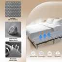 Bunkie Board Queen 60x80'' Premium 10mm Heavy Duty Anti-Sag Mattress Support Board Noise Minimizing,Moisture Resistant Fits Metal FramesPlatform Beds (Grey)