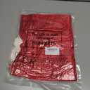 Red Christmas Tree Skirt Gift Bag 36 Inches, Design with Cord Drawstring Red White Tree Skirt Gift Bag for Home Winter Holiday Christmas Party Decor