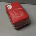 EVA Hard Case with Customizable Foam 7.1 x 4.7 x 3.1 Inch Protective EVA Carrying Case Shockproof Outdoor for Camera, Digital Products, Electronic Instruments with Knife, Orange