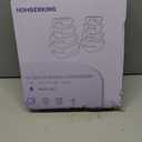 8 Pack Borosilicate Glass Food Storage Containers with Lids, Glass Meal Prep Containers, Airtight Bento Lunch Boxes with Snap Locks, Oven, Freezer and Dishwasher Safe, BPA Free, Kitchen Storage Set (Deep Black)