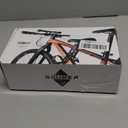 Kid Bike Seat Front Mounted and Handlebar for Mountain Bike Parent-Child Cycling, Child Bicycle Seat&Child Handlebar for All Adult MTB Bike Cycling(Foldable/Not Foldable Pedals)