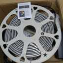 Samsion 100FT Smart LED Light Strip RGB IC 1 Roll 24V Addressable Outdoor LED Strip Lights Waterproof Multi Color Chasing LED Lights with Remote APP Control Music Sync DIY Design for Bedroom 60 LEDs/M