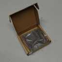 1/4 Square Steel Plate Base 3x3 for Tile, Hot Rolled Weldable A36 Flat Metal Plate Sheet 3 inch with Holes 2 Pack
