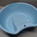 MZD Washboard Basin for Hand Washing Clothes and Small Delicate Articles, Blue, Plastic, 16.8" x 16.8" x 4.8", Countertop, Utility