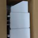 READAEER Makeup Organizer 3 Pieces Cosmetic Storage Case with 6 Drawers (White)