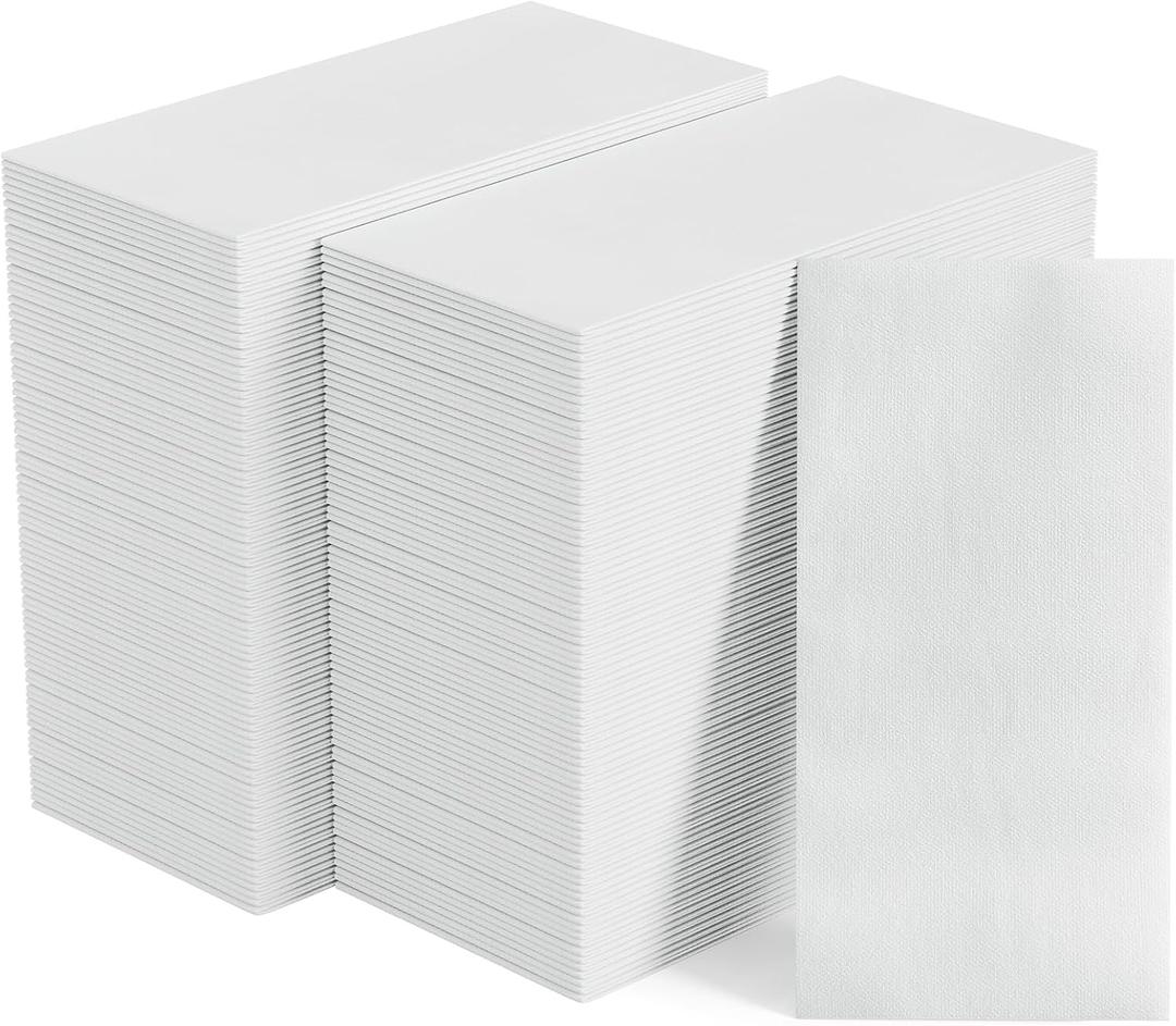 420PACK Disposable Hand Towels for Bathroom, Soft and Absorbent Paper Guest Towels Disposable Decorative Bathroom Hand Napkins for Kitchen, Parties, Weddings, Dinners