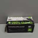 SWIFTLITE Black Vinyl Gloves, Food Grade Gloves Disposable Latex Free & Powder Free, Guantes for Cleaning Cooking Food Prep
