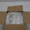 Queekay 20 Pack Mini Swing Top Glass Bottles for Vanilla Extract Homemade Olive Oil Bottles with Lids Airtight Cap Lids Labels for Wedding Baby Shower Favors(4oz)