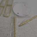 Dahey Headband Holder Organizer Metal 2-Tier Hair Hoop Display Stand Headband Organizer Storage Hair Ropes Accessories Bracelets Bangles Bedroom College Dorm Decor for Girls Women, Gold (2-Tier)