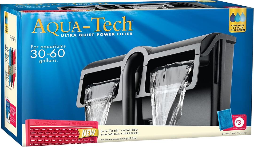 AQUA-TECH Power Aquarium Filter, 30 to 60-Gallon Aquariums, (ML90740-00)