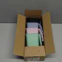 Mini Trash Can with Lid Swing Top Small Trash Can Pen Holder for Car Bedroom Office Desktop 22 Fl Oz (4 Pcs Multi-Color)