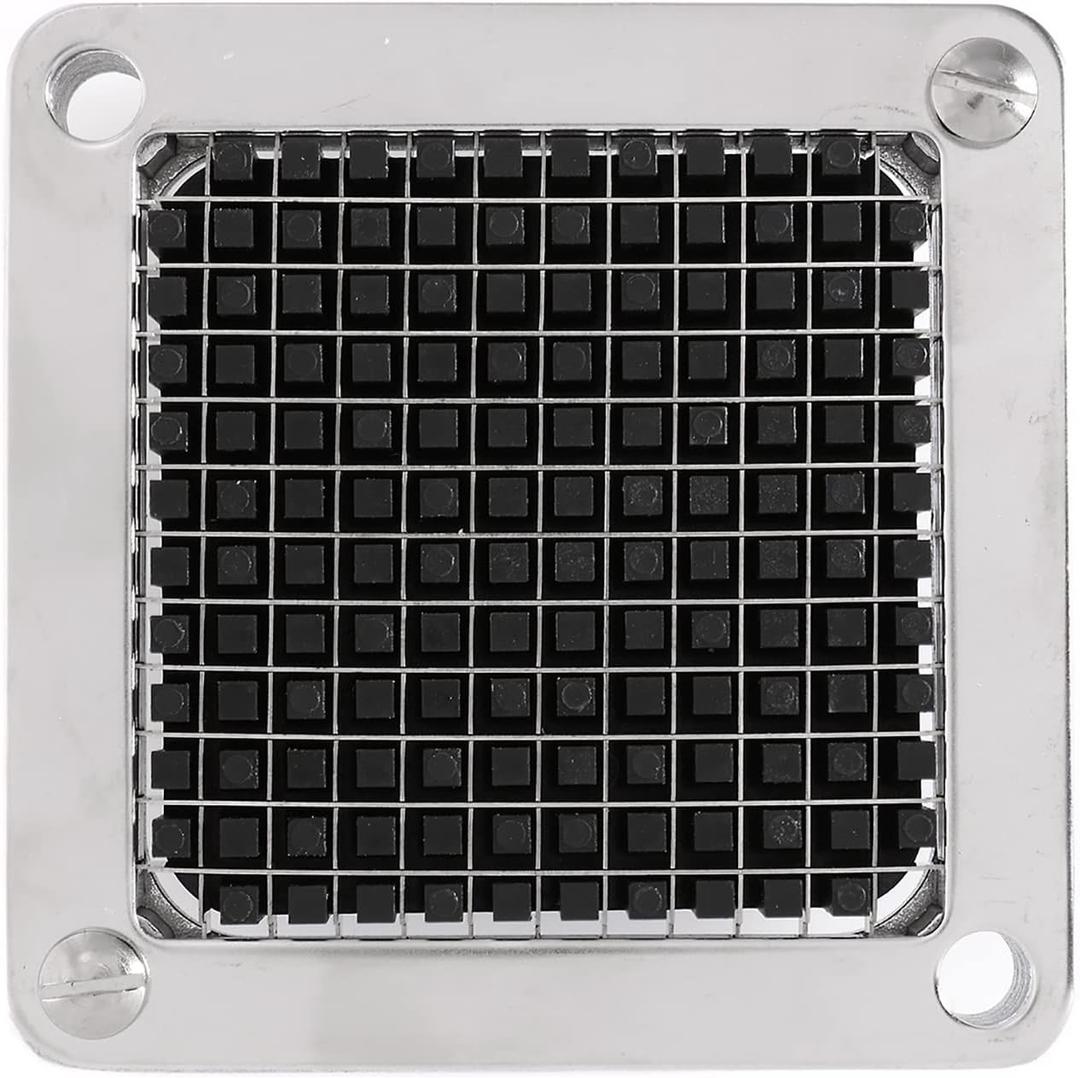 WICHEMI Replacement Chopper Blade 1/4" Blade Commercial Vegetable Chopper Stainless Steel Onion Chopper Dicer Blades and Pusher Block for Tomato Dicer French Fry Cutter