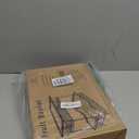 Zurklulu Pink 2 Tier Large Fruit Basket for Kitchen Counter with 2 Banana Hangers, Metal Fruit Bowl for Onion Vegetable Bread Snack, Countertop Organizer  14.5" W x 9.5" D