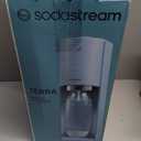 SodaStream Terra Sparkling Water Maker (Misty Blue) with CO2 and Dishwasher Safe Bottle