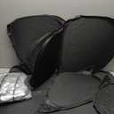 1 Set Mesh Car Window Shade Set Sun Block Cover for Heat Insulation UV Protection Easy Install Car Window Sun Shade for Interior Protection for Pets Travel