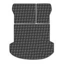 WDYOYS Cargo Mat & Backrest Mats for 2021-2023 Hyundai Santa Fe Accessories, All Weather Waterproof Rear Cargo Liner Rear Trunk Liner Back Seat Cover Protector