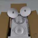 Professional Waxing Kit Wax Warmer Double Pot Wax Heater Machine for Hair Removal, Large Waxing Pot for Spa Salon Beauty Esthetician Home, with Adjustable Temperature Set, 50 Stick(White)