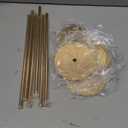 6 Pcs Metal Donut Display Stand Tower Bagel Holder Cake Stand Dessert Table Doughnut Holder Display Tower for Birthday Wedding Party and Donut Themed Party Decorations (Gold)