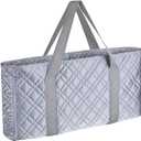 Premium Silver Mah Jongg Carry Bag – Professional Soft Case with Extra Storage