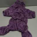 Fuzzy Dog Pajamas Turtleneck Pet Clothes Warm Soft Cozy Lightweight Pet Pjs Dog Sweaters for Large Dogs(Purple-L)