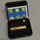 EZshoot Bore Sight Laser 9mm/223 5.56mm/243 308/12-Gauge Red Laser Boresighter with Portable Tin Case and Extra Batteries (Gold)