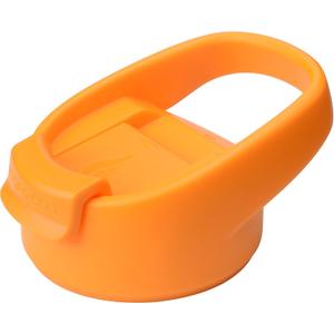 HYDRO CELL Easy Sip Coffee Cap for Wide Mouth Water Bottles - BPA Free Flip Top Replacement Lid - 64 oz, 40 oz, 32 oz, 24 oz, 18 oz, 14 oz. Sports Top Accessories (Orange Coffee Cap, 14oz-64oz)