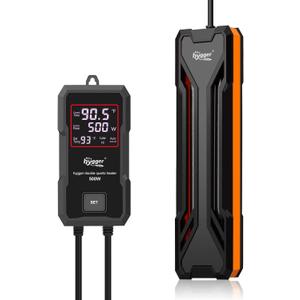 Hygger Aquarium Heater 300W/500W/800W/1000W, Submersible Fish Tank Heater with Digital LED Controller and Intelligent Leaving Water Automatically Stop Heating System, for Freshwater and Saltwater
