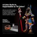 Anycubic Kobra X Multicolor 3D Printer, 2X Faster & Easy One-Click Printing, 600mm/s High Speed 3D Printers for Beginners & Kids, 4-Color Built-in, 260x260x260m, Easy to Use FDM 3D Printer