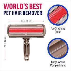  Roller Pet Hair Remover - Reusable Dog and Cat Lint Rollers for Furniture, Couch, Car, and Clothes - Limited Dog Edition