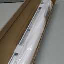 UNISHADES no Drill Cordless Roman Shades for Windows, 23" W × 64" H - Light Filtering - Linen - White