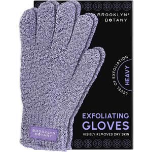 Brooklyn Botany Exfoliating Gloves for Bath and Shower  Heavy Duty Exfoliating Body Scrubber for Massage and Dead Skin Remover for Body  1 Pair