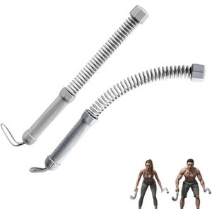 Portable Workout Resistance Training Tool | Space-Saving Home Fitness Equipment for Light Exercise, Daily Movement & Low-Impact Training for Men & Women Working Out.(Grey 2pcs)