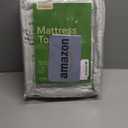 Ultra Soft Queen Size Mattress Topper - Viscose Made from Bamboo Pillow Top Mattress Pad for Back Pain Relief - Naturally Cooling for Hot Sleepers, Green