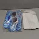 Janmercy 5 Pcs 70s Disco Outfit for Women Hippie Costumes Accessories 70s 80s Halloween Decades Party Cosplay (Medium)