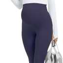 VIMPEP 25 Maternity Leggings Stretchy Over The Belly Pregnancy Workout Active Wear High Waisted Seamless Soft Yoga Pants 311