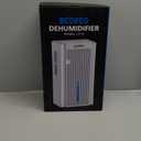 Dehumidifier,95OZ Dehumidifier for Home 1000 Sq.Ft - Quiet with Auto Shut Off & Relaxing 7 Color Ambient Light,Ideal for Livingroom, Bedroom, Basement (White/Black)